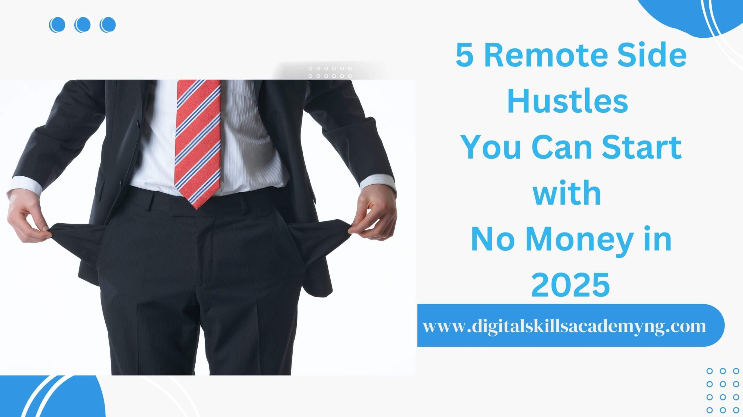 You are currently viewing 5 Remote Side Hustles You Can Start with No Money in 2025